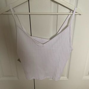 plain white tank top
